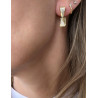 PENDIENTES  TWISTER GOLD