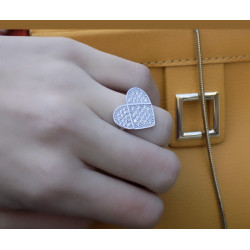 ANILLO DIAMOND HEART