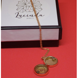 COLGANTE RELICARIO GOLD