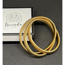 ITALIAN BRACELET THREE GOLD SMALL