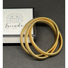 ITALIAN BRACELET THREE GOLD SMALL