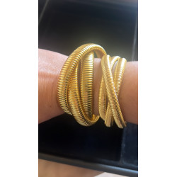 ITALIAN BRACELET THREE GOLD SMALL
