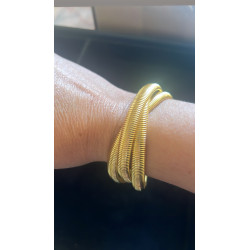 ITALIAN BRACELET THREE GOLD SMALL