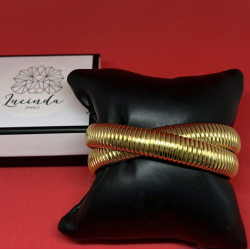ITALIAN BRACELET TWO GOLD XL