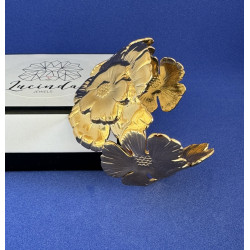 PULSERA FLOWERS GOLD