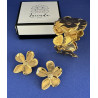 PULSERA FLOWERS GOLD