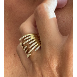 ANILLO RAYOS DE SOL GOLD