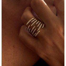 ANILLO RAYOS DE SOL GOLD