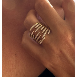 ANILLO RAYOS DE SOL GOLD