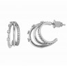 PENDIENTES ZIRCONIA MINI RODIO