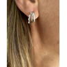 PENDIENTES ZIRCONIA MINI RODIO