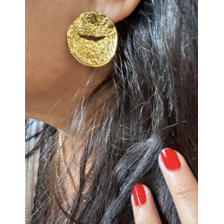 PENDIENTES BOCCA DELLA VERITA GOLD