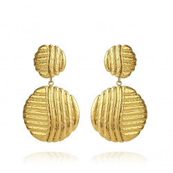 PENDIENTES SANTOS GOLD
