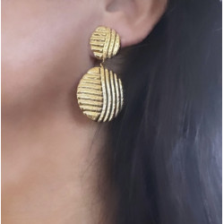 PENDIENTES SANTOS GOLD