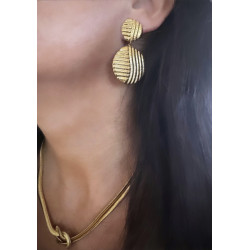 PENDIENTES SANTOS GOLD