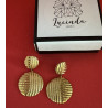 PENDIENTES SANTOS GOLD