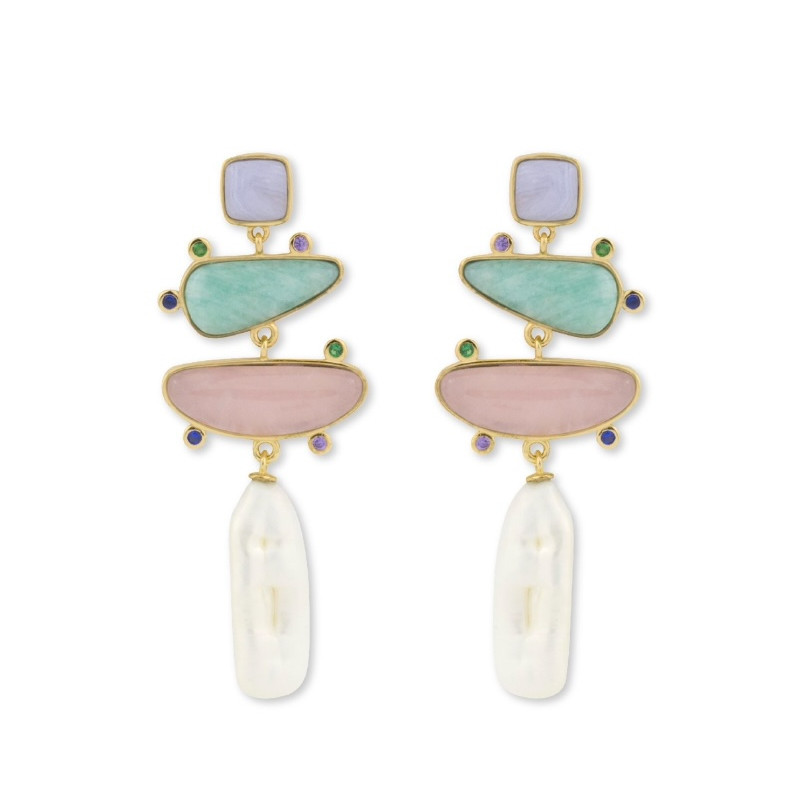 PENDIENTES PEARL & STONES PENDIENTES PEARL & STONES