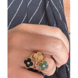 ANILLO BLOSSOM MALAQUITA