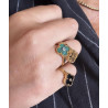 ANILLO BLOSSOM MALAQUITA