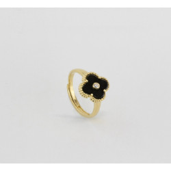 ANILLO BLOSOM ÓNIX GOLD