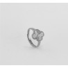 ANILLO BLOSSOM RHODIUM