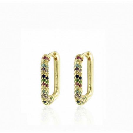 PENDIENTES SQUARE GOLD