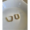 PENDIENTES SQUARE GOLD