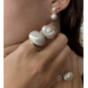 ANILLO TWO PEARLS