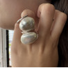 ANILLO TWO PEARLS