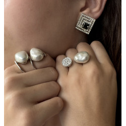 ANILLO TWO PEARLS