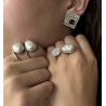 ANILLO TWO PEARLS