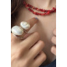 ANILLO TWO PEARLS
