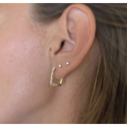 PENDIENTES SQUARE GOLD