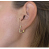 PENDIENTES SQUARE GOLD