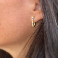 PENDIENTES SQUARE GOLD