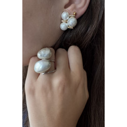 PENDIENTES THREE PEARLS