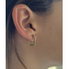 PENDIENTES SQUARE GOLD