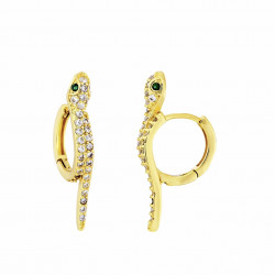 PENDIENTES SNAKE DIAMOND
