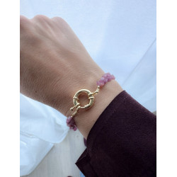 PULSERA PINK TOURMALINE