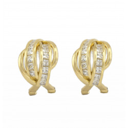 PENDIENTES ART DECO GOLD  2.0