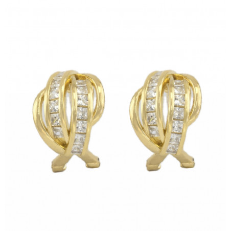 PENDIENTES ART DECO GOLD  2.0