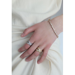 PULSERA PURA RIVIÈRE GOLD