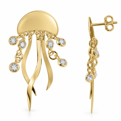 PENDIENTES MEDUSA GOLD