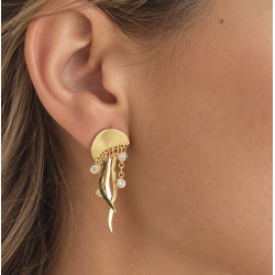 PENDIENTES MEDUSA GOLD