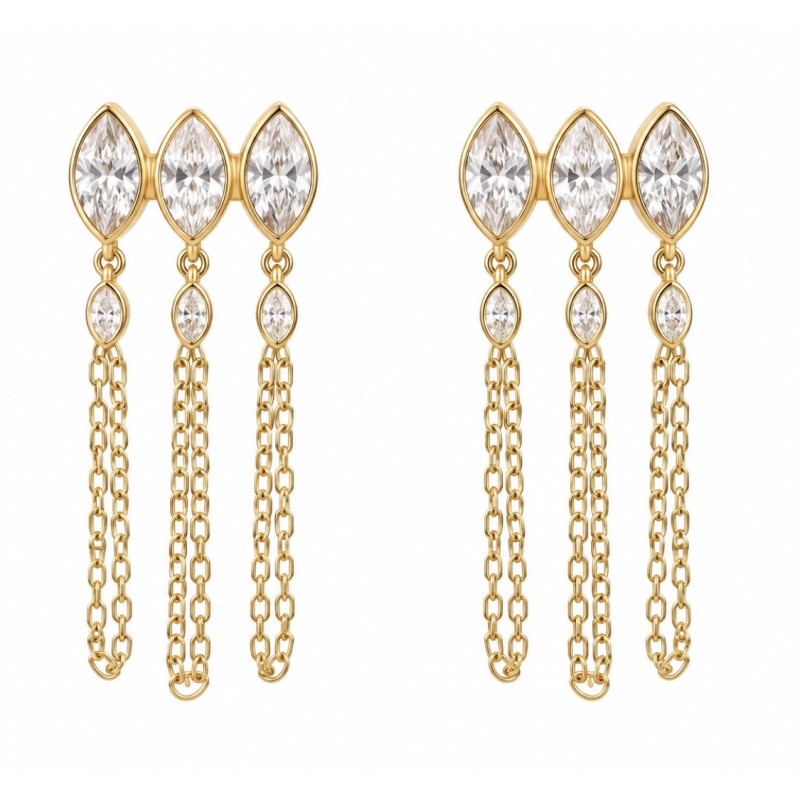 PENDIENTES MARQUISE
