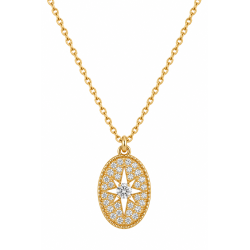 COLGANTE ESTRELLA POLAR DIAMOND GOLD