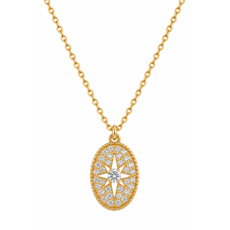 COLGANTE ESTRELLA POLAR DIAMOND GOLD