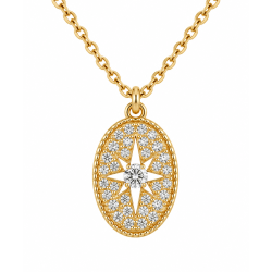 COLGANTE ESTRELLA POLAR DIAMOND GOLD