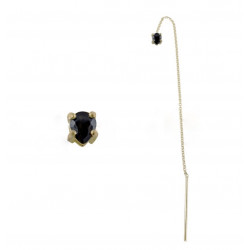 PENDIENTES CHAIN BLACK