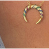 COLGANTE ETHNIC COLORS GOLD